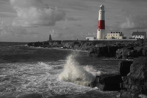 The Portland Bill Lighthouse in Dorset